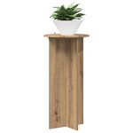 vidaXL Support de Plante 2 pièces Chêne artisanal 40 x 40 x 80 cm