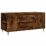 vidaXL Table basse chêne fumé 102x44 5x50 cm bois d'ingénierie