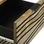 vidaXL Buffet Marron 40 x 33 x 75 cm bois de manguier massif