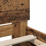 vidaXL Cadre de lit Bois Ancien 200 x 200 cm Bois d'ingénierie