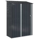 vidaXL Cabanons de jardin Anthracite 140 5 x 74 x 200 cm Métал