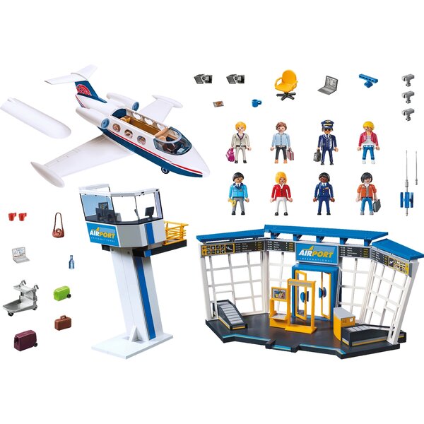 Avion Playmobil Collector - Vintage - Thème Aéroport