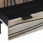 vidaXL Meubles et étagères de rangement pour médias Blanc et Noir