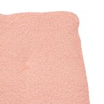 vidaXL Fauteuil relaxant en tissu rose pelucheux