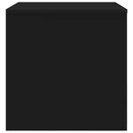 vidaXL Tables gigognes 3 Pièces Noir Aggloméré