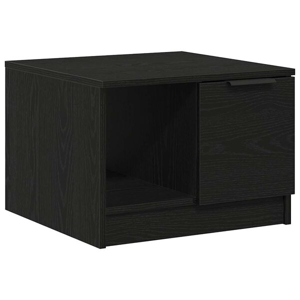 vidaXL Table basse Chêne noir 50 x 50 x 36 cm Bois d'ingénierie