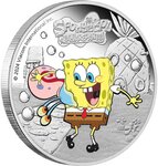 Pièce de monnaie en Argent 1 Dollar g 31.1 (1 oz) Millésime 2024 SPONGEBOB SQUAREPANTS