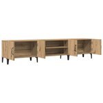 vidaXL Meuble TV chêne artisanal 180x31 5x40 cm bois d'ingénierie