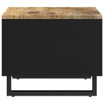 vidaXL Table basse 55x50x40 cm bois de manguier massif
