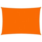 vidaXL Voile de parasol Tissu Oxford rectangulaire 6x8 m Orange