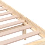 vidaXL Cadre de lit sans matelas bois massif
