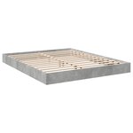 vidaXL Cadre de lit sans matelas gris béton 160x200 cm