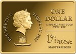 Pièce de monnaie en Or 1 Dollar g 0.062 (1/500 oz) Millésime 2022 Vincent Masterpieces POTATO EATERS