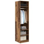 vidaXL Armoire avec stockage Bois ancien Bois d'ingénierie
