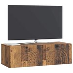 vidaXL Meuble TV mural Bois ancien 99 x 41 x 30 cm Bois d'ingénierie