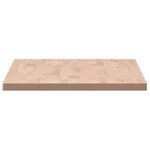 vidaXL Dessus de table 100x50x2 5cm rectangulaire bois massif de hêtre