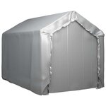 vidaXL Tente de rangement 180x300 cm Acier Gris