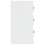 vidaXL Buffets 2 Pièces blanc bois d'ingénierie