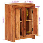 vidaXL Buffet 55x33x75 cm bois massif d'acacia