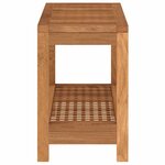 vidaXL Table d'appoint de salle de bain 60x30x45cm bois de teck solide
