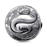 Année du serpent Monnaie de 20€ Argent Haut Relief