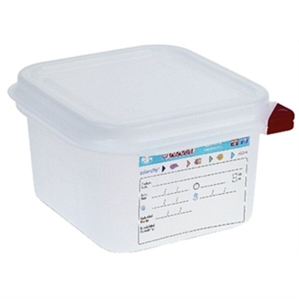 Boîte alimentaire 1 7 l gn 1/6 - lot de 4 - araven -  - polypropylène1 7 176x162x100mm