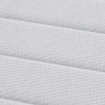 vidaXL Matelas avec Couche de Coco Blanc 140 x 190 cm Ressort ensaché