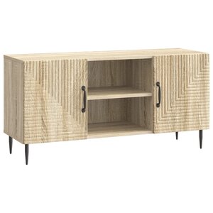 vidaXL Meuble TV Chêne Sonoma 102 x 34 5 x 50 cm Bois d'ingénierie