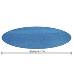 Bestway Couverture solaire de piscine Flowclear 427 cm