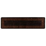 vidaXL Coureur de Tapis MARSA Noir 100 x 350 cm Polyester et PVC