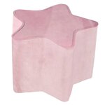 Roba pouf en forme d'étoile pour enfants rose mauve