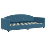 vidaXL Lit de repos bleu 80x200 cm velours