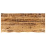 vidaXL Dessus de table 140x60x2 5cm bord vif bois massif manguier brut