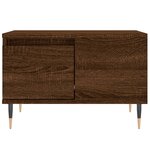 vidaXL Table basse chêne marron 55x55x36 5 cm bois d'ingénierie
