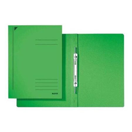 paquet de 25 Chemises à spirale, carton ColorSpan, format A4, vert LEITZ