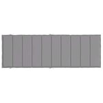 vidaXL Coussin de chaise longue gris 186x58x3 cm tissu oxford