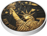 Monnaie NEW YORK Journey Around the World 3 Oz Argent 5$ Niue 2026 (PRÉCOMMANDE)