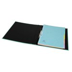 Intercalaires Carte Lustrée 400g/m2 Aquarel 6 Positions - A4 - Couleurs Assorties - X 25 - Exacompta