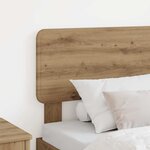 vidaXL Tête de lit Chêne artisanal 90 cm Bois d'ingénierie