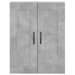 vidaXL Armoire murale gris béton 69 5x34x90 cm bois d'ingénierie