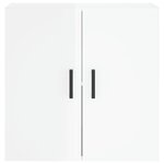 vidaXL Armoire murale Blanc brillant 60x31x60 cm Bois d'ingénierie
