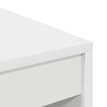 vidaXL Bureau Blanc 60 x 40 x 76 cm Bois d'ingénierie