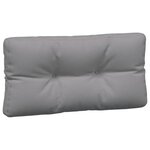 vidaXL Coussins de palette lot de 3 gris tissu