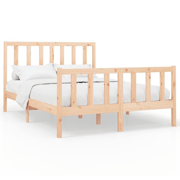 vidaXL Cadre de lit sans matelas 160x200 cm bois massif de pin