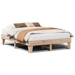 vidaXL Cadre de lit sans matelas 150x200 cm bois de pin massif