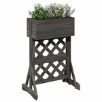 vidaXL Trellis de jardin vertical Gris 48 x 30 x 70 5 cm