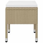 vidaXL Ensemble à manger de jardin 5 Pièces Beige