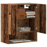vidaXL Armoire murale vieux bois 60x31x70 cm bois d'ingénierie