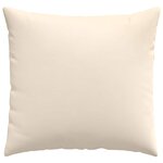 vidaXL Coussins de canapé 2 Pièces Beige 50 x 50 cm tissu