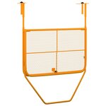 vidaXL Table de balcon Jaune 60x40 cm Acier